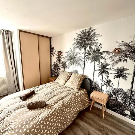 Le Duplex-5p-2 Rooms- Free Parking Гренобль