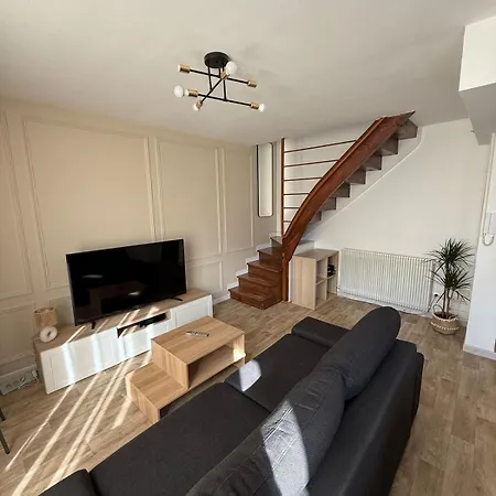 Le Duplex-5p-2 Rooms- Free Parking グルノーブル