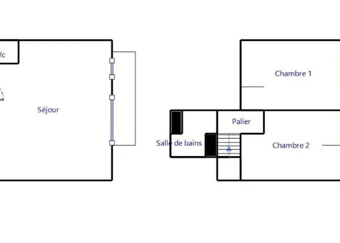 Le Duplex-5p-2 Rooms- Free Parking דירה